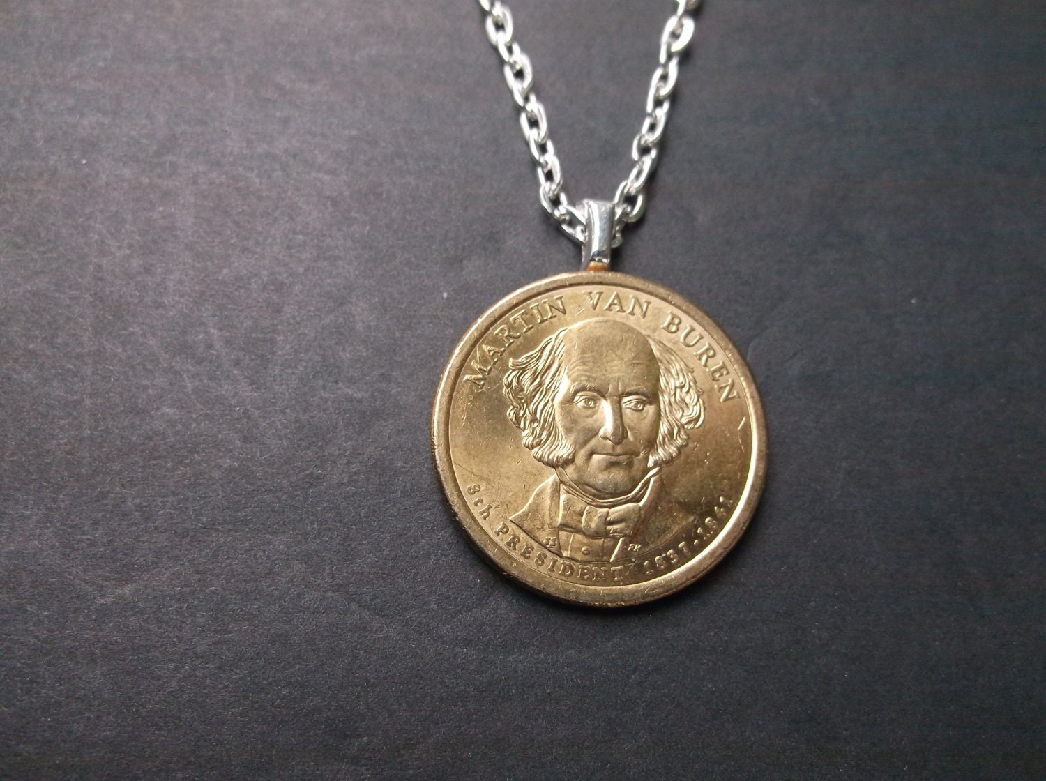 Martin Van Buren United States Gold Colored Dollar Coin Etsy
