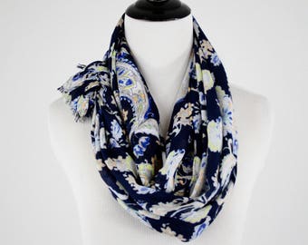 Paisley Rayon Large Oblong Scarf Shawl