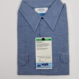 Vintage Sears Chambray Shirt - Etsy
