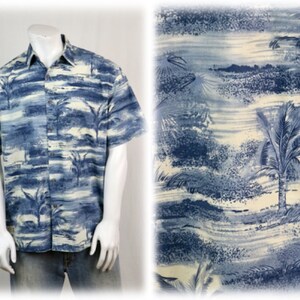 Aloha Shirt - Island Time Blue