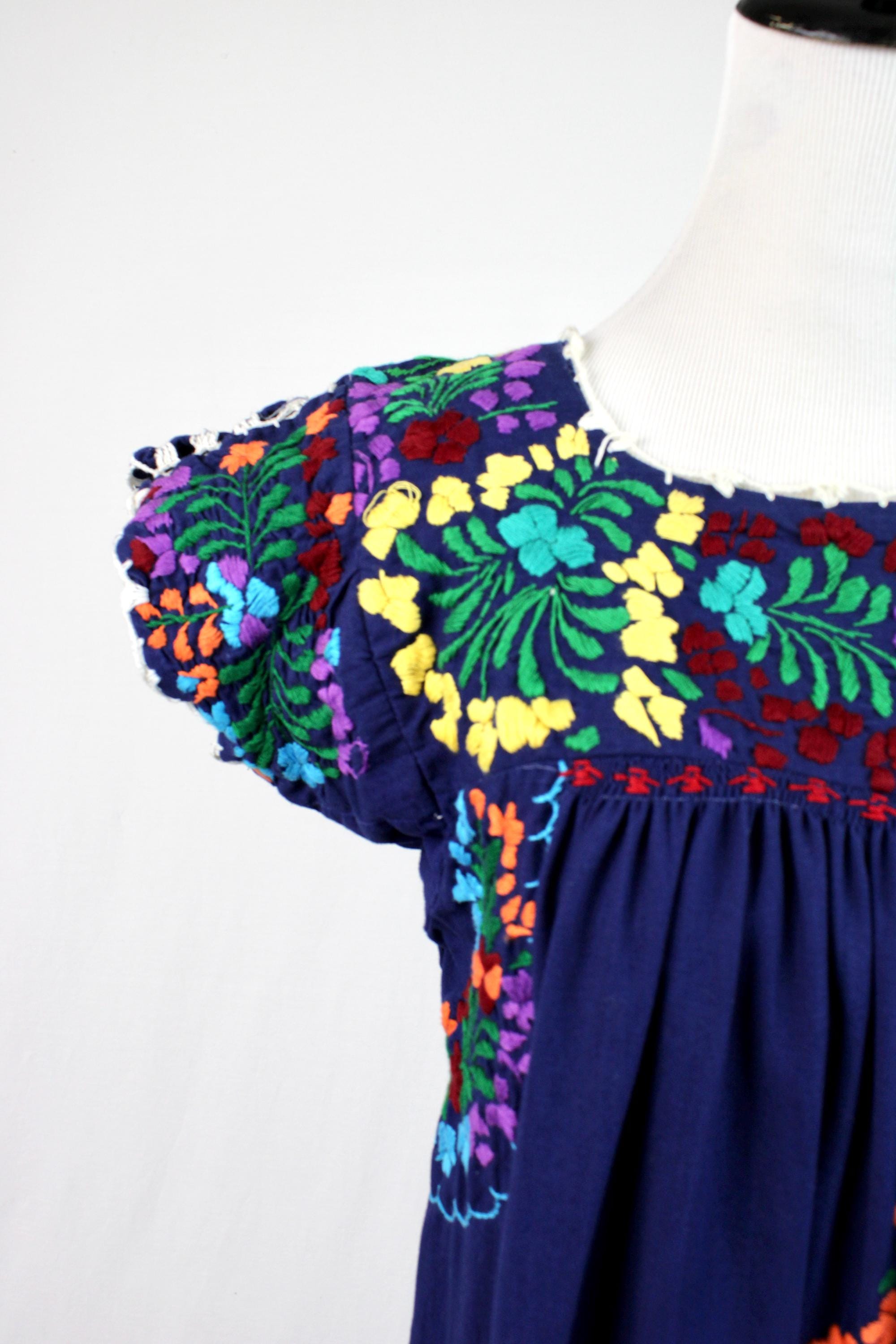 San Antonio Embroidered Mexican Dress - Etsy San Antonio Embroidered Mexican Dress - Etsy