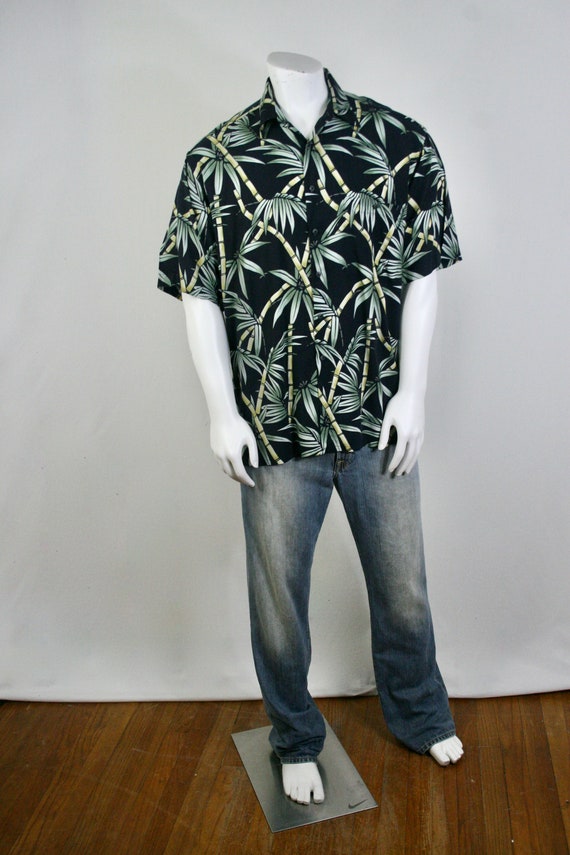 Vintage Aloha Shirt Izod Rayon Shirt Large - image 2