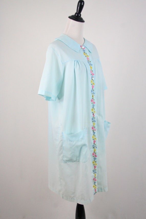 Vintage Robe Poly Cotton Button Front Dixie Belle… - image 6