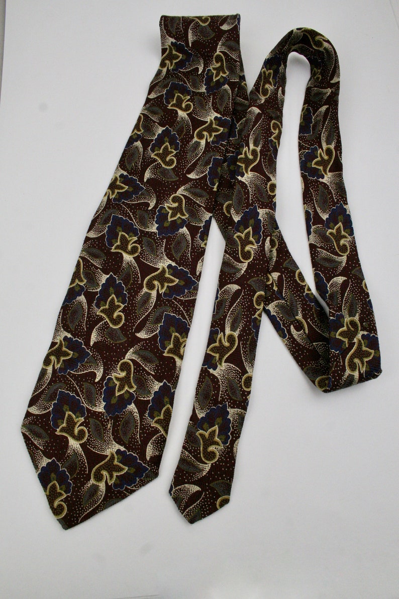 Vintage Silk Necktie Rober Talbott Tie