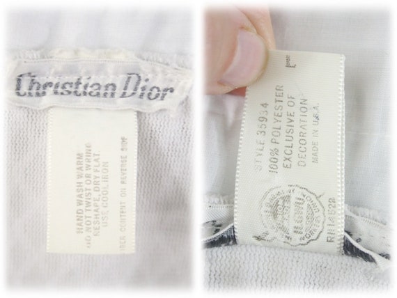 Vintage 1970s Christian Dior Robe White Long Robe… - image 8