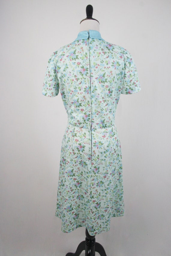 1970s Dress Floral Handmade Dress - image 7