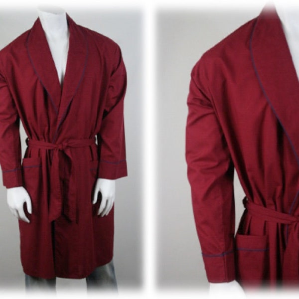 Vintage 1980s Mens Robe Wrap Style Robe