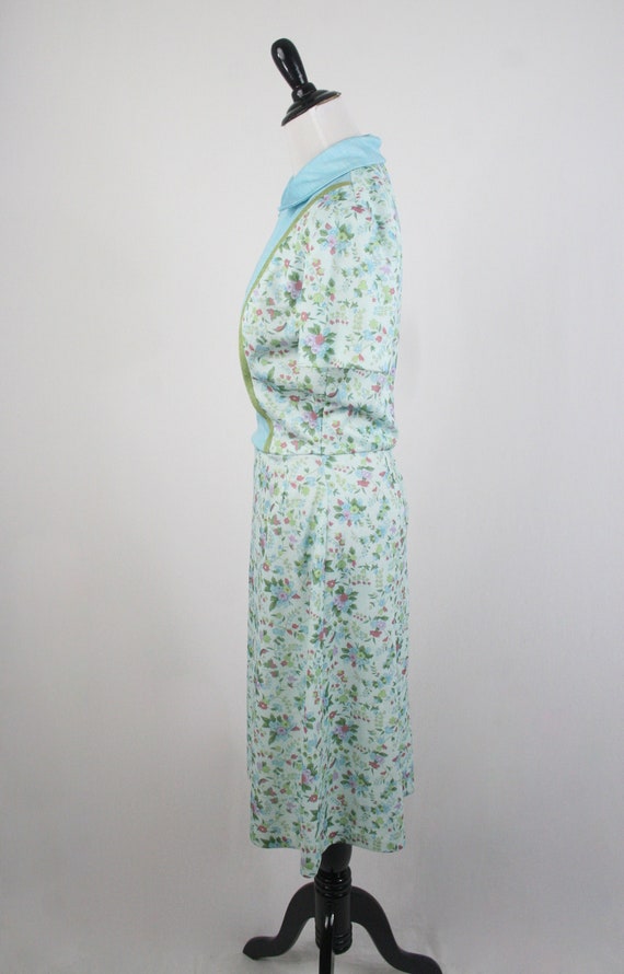 1970s Dress Floral Handmade Dress - image 8