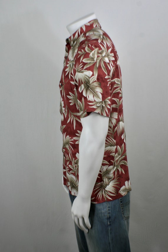Vintage Aloha Shirt Rayon Island Shores Shirt Sma… - image 7