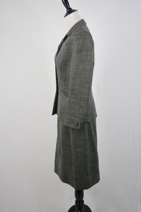 Vintage 1950s Skirt Suit Wool Townley Godchaux's … - image 7