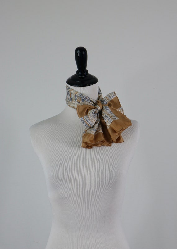 Vintage Scarf Silk Oblong Scarf - image 9