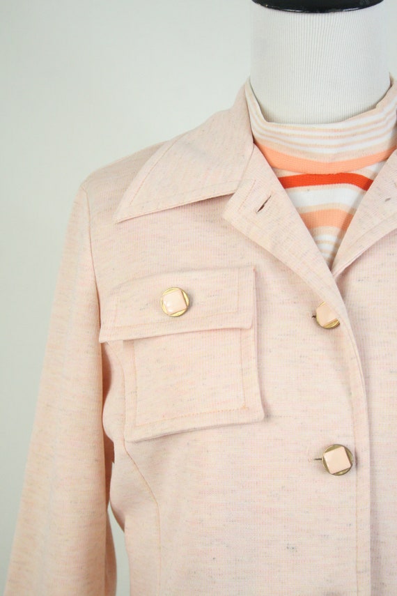 1970s Jacket and Shell Set Polyester Double Knit … - image 4