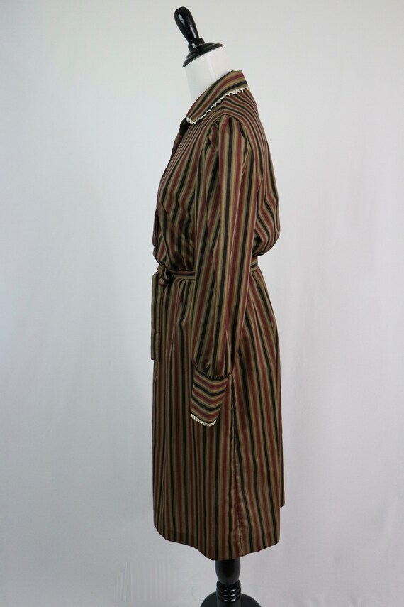 Vintage 1970s Dress Joan Curtis Striped Dress - image 8