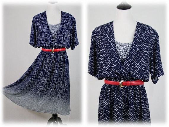 liz claiborne polka dot dress