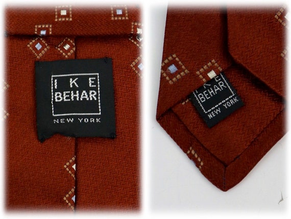 Vintage Necktie Silk Ike Behar Tie - image 5