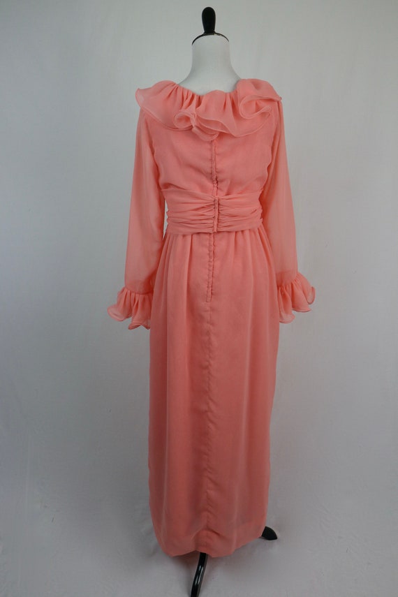 Vintage 1960s Evening Dress Lillie Rubin Ruffled … - image 7