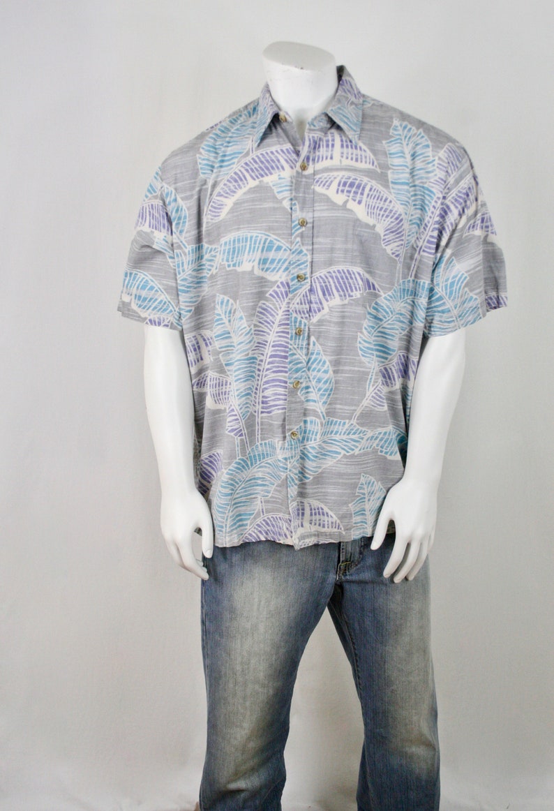 Vintage Aloha Shirt Cotton Cooke Street XL