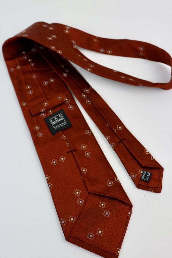 Vintage Necktie Silk Ike Behar Tie - image 4