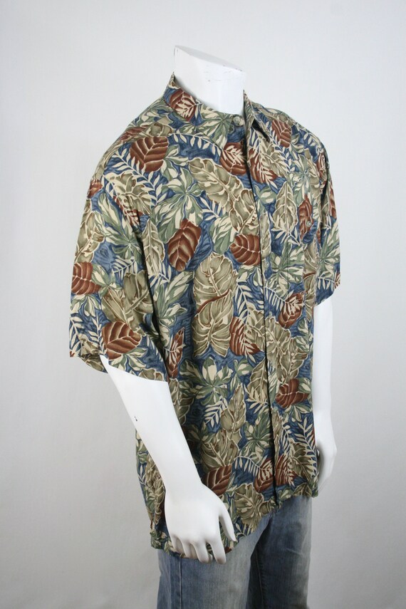 Vintage Aloha Shirt Izod Rayon Shirt XL - image 4