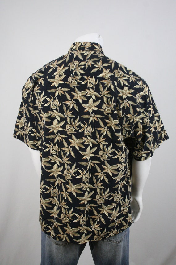 Vintage Aloha Shirt Cotton Pierre Cardin Shirt XL - image 6