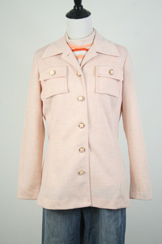 1970s Jacket and Shell Set Polyester Double Knit … - image 2