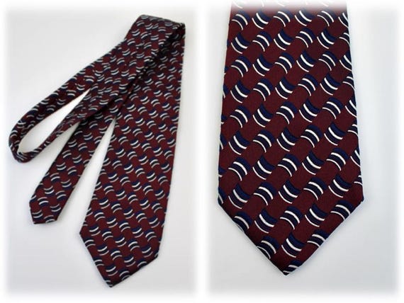 Vintage Necktie Silk D. Este Italian Tie