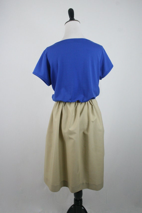 Vintage 1970s Dress T-shirt Khaki Skirt Toni Todd… - image 8