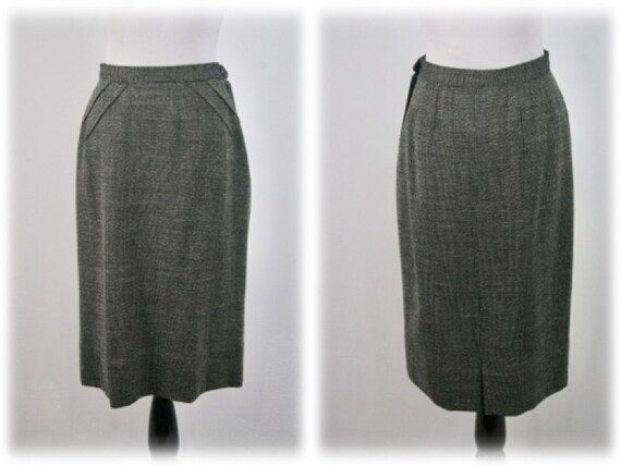 Vintage 1950s Skirt Suit Wool Townley Godchaux's … - image 8