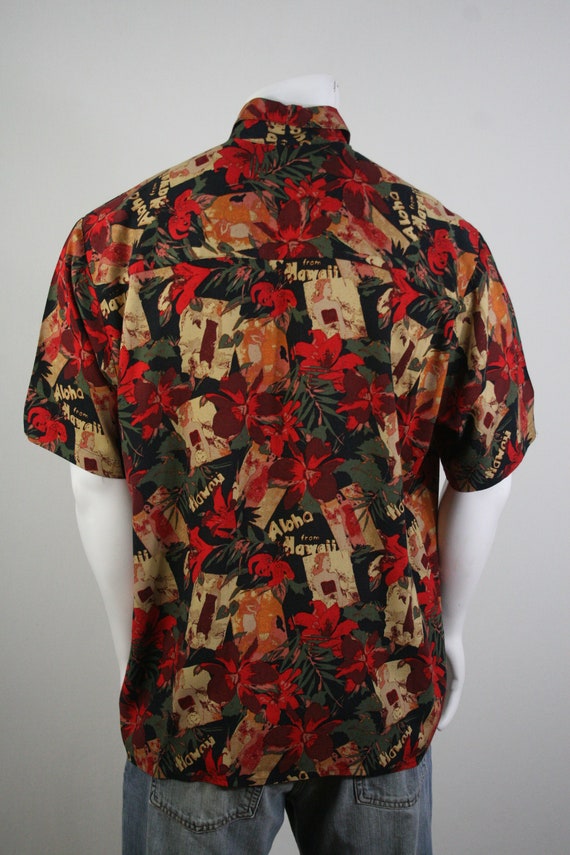 Vintage Aloha Shirt Natural Issue Rayon Shirt Lar… - image 6