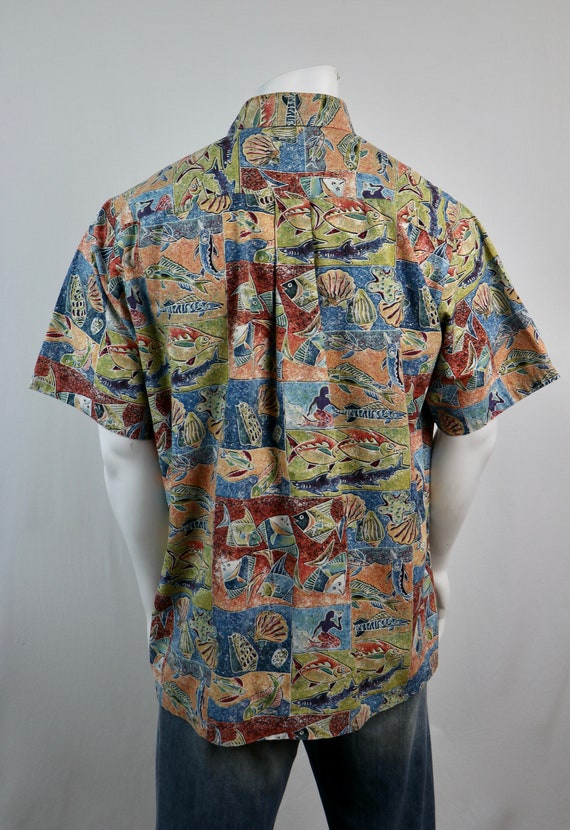 Vintage Hawaiian Shirt Kahala Cotton Shirt XXL - image 6