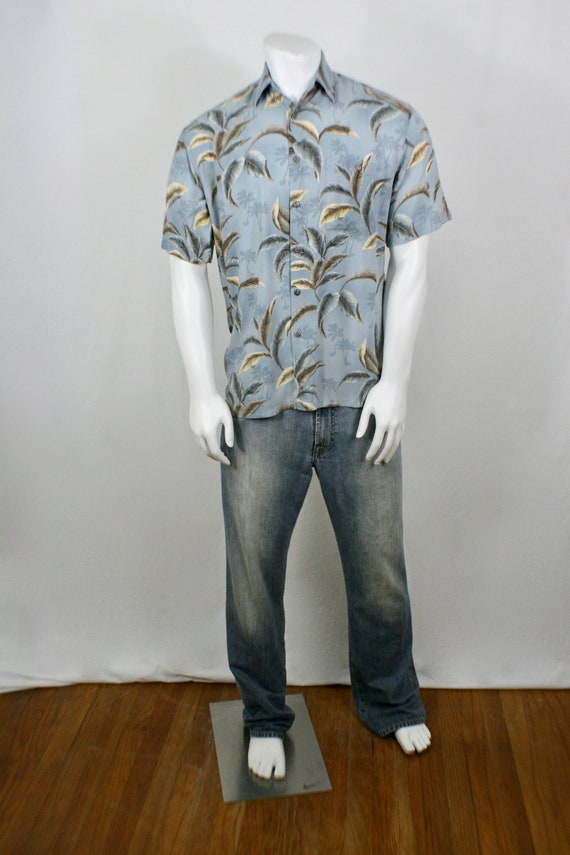 Vintage Aloha Shirt Rayon Moda Campia Moda Shirt … - image 2