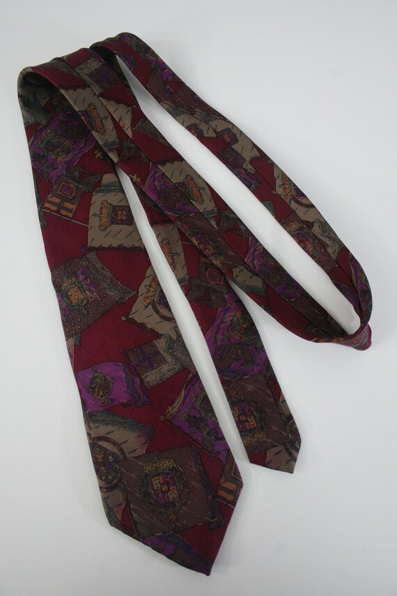 Vintage Necktie Silk Guy Laroche Paris Tie - image 2