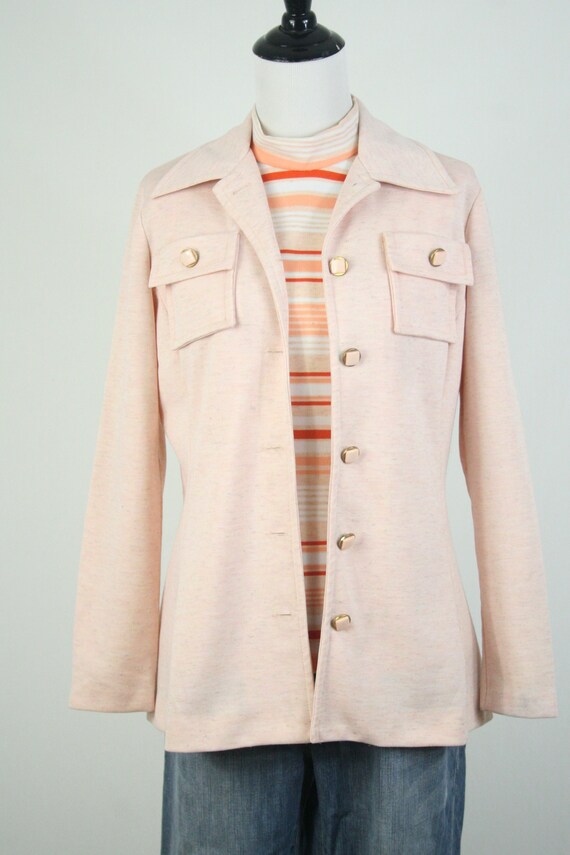 1970s Jacket and Shell Set Polyester Double Knit … - image 3