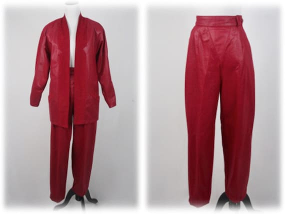 1980s Pants and Jacket Set City Girl Pant Suit