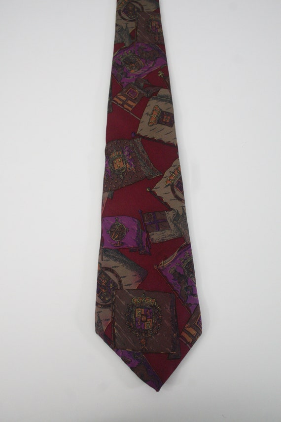 Vintage Necktie Silk Guy Laroche Paris Tie - image 3