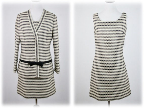 1960s Dress and Jacket Youth Guild Mod Mini Dress