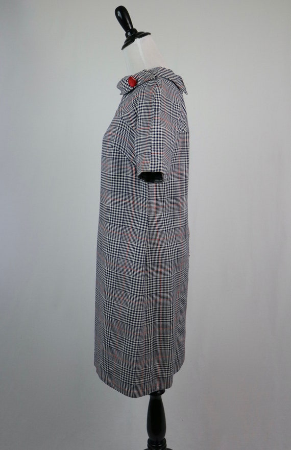 Vintage 1970s Dress Page Boy Dallas Plaid Dress - image 7