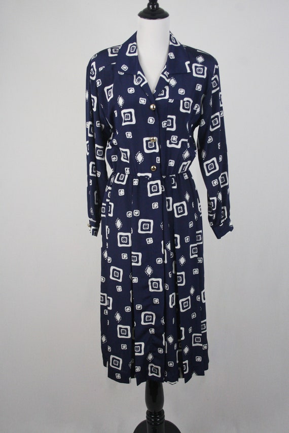 1980s Dress Liz Claiborne Petite Secretary Dress … - image 2