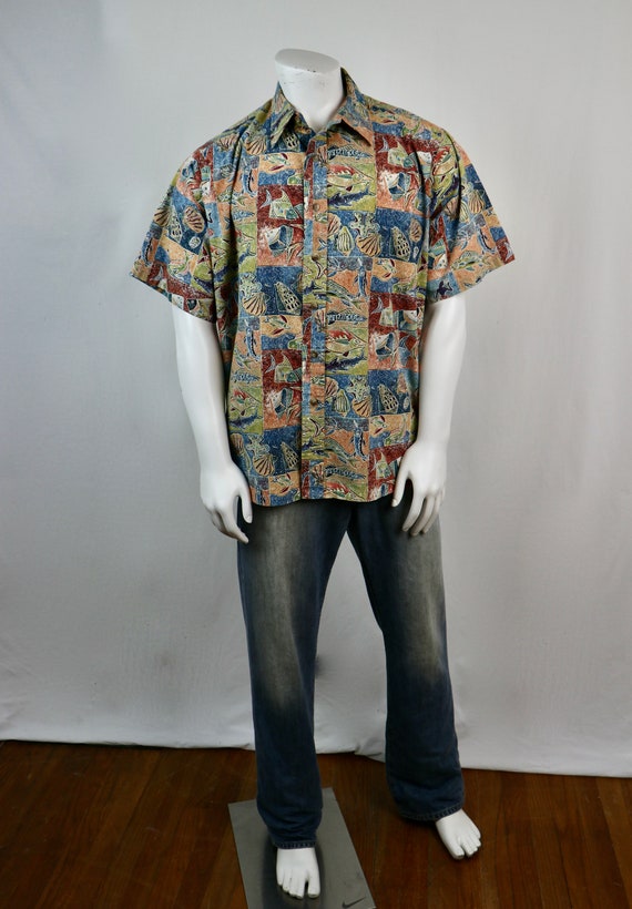 Vintage Hawaiian Shirt Kahala Cotton Shirt XXL - image 2