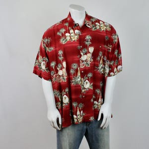 Vintage Aloha Shirt Pierre Cardin Rayon Shirt XXL