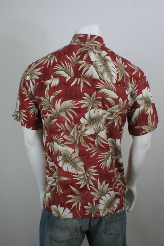 Vintage Aloha Shirt Rayon Island Shores Shirt Sma… - image 6