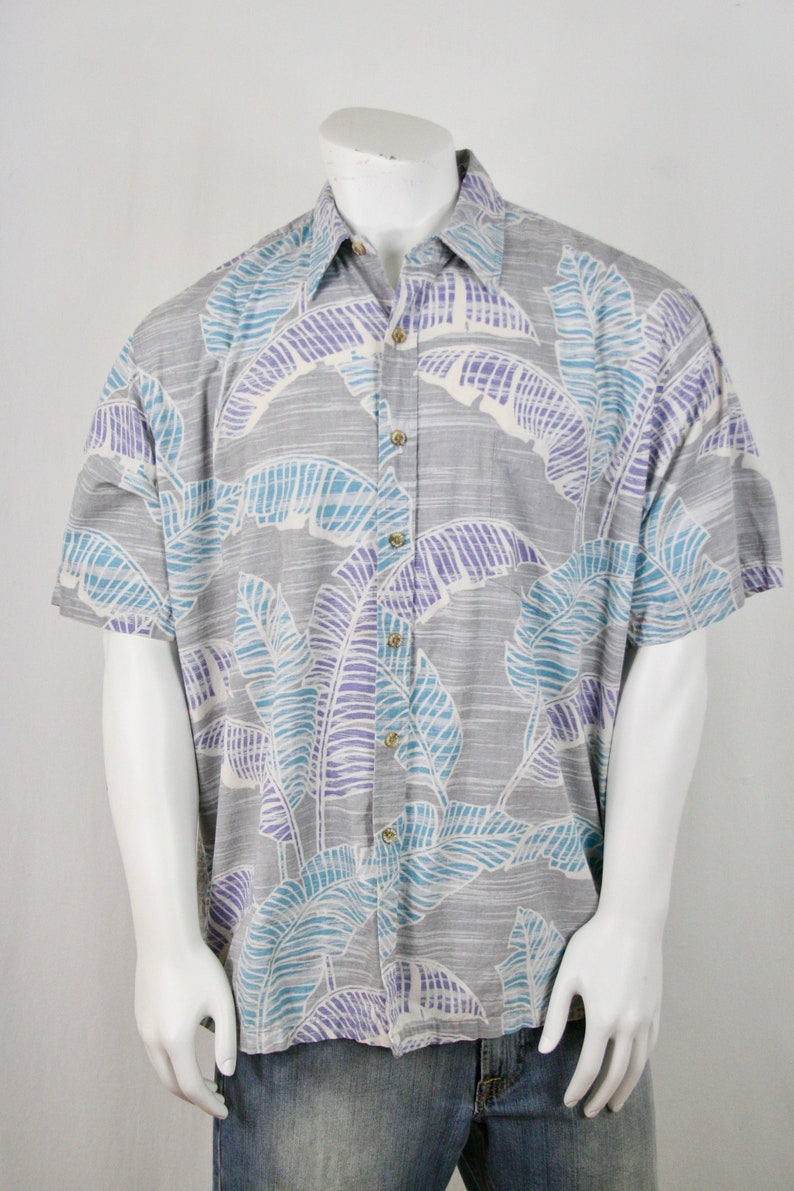 Vintage Aloha Shirt Cotton Cooke Street XL