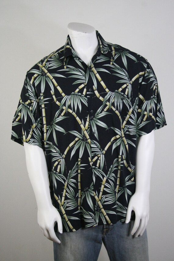 Vintage Aloha Shirt Izod Rayon Shirt Large - image 3