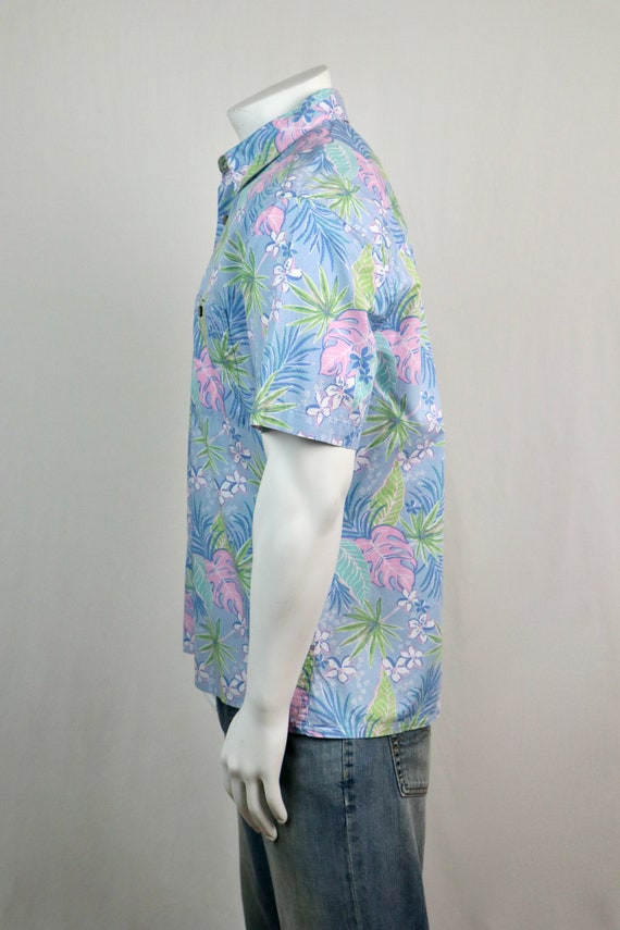 Vintage Aloha Shirt Island Shores Patel Cotton Ha… - image 7