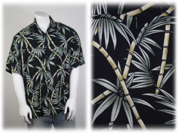 Vintage Aloha Shirt Izod Rayon Shirt Large - image 1