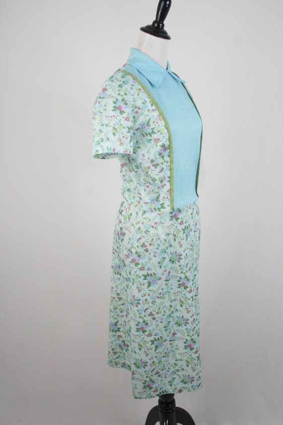 1970s Dress Floral Handmade Dress - image 6