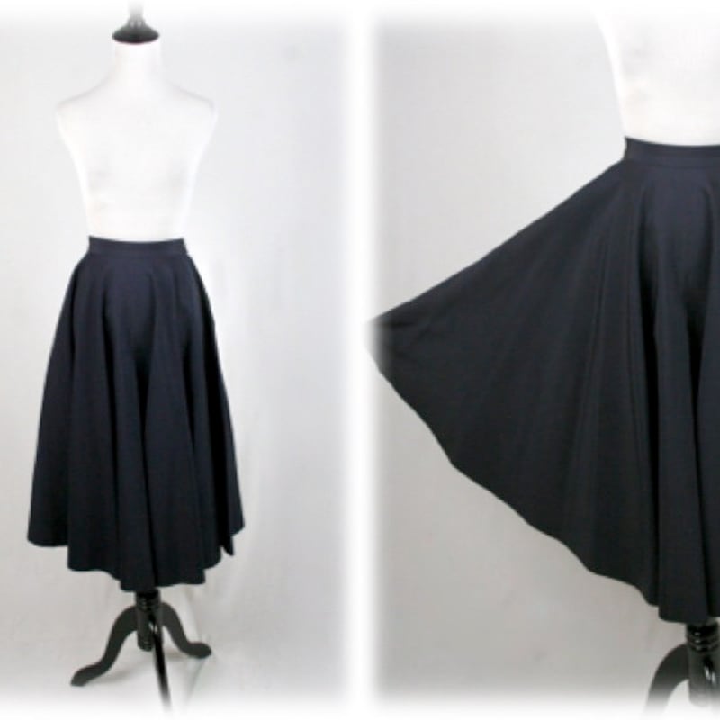 50's Yellow Circle Skirt main image 0