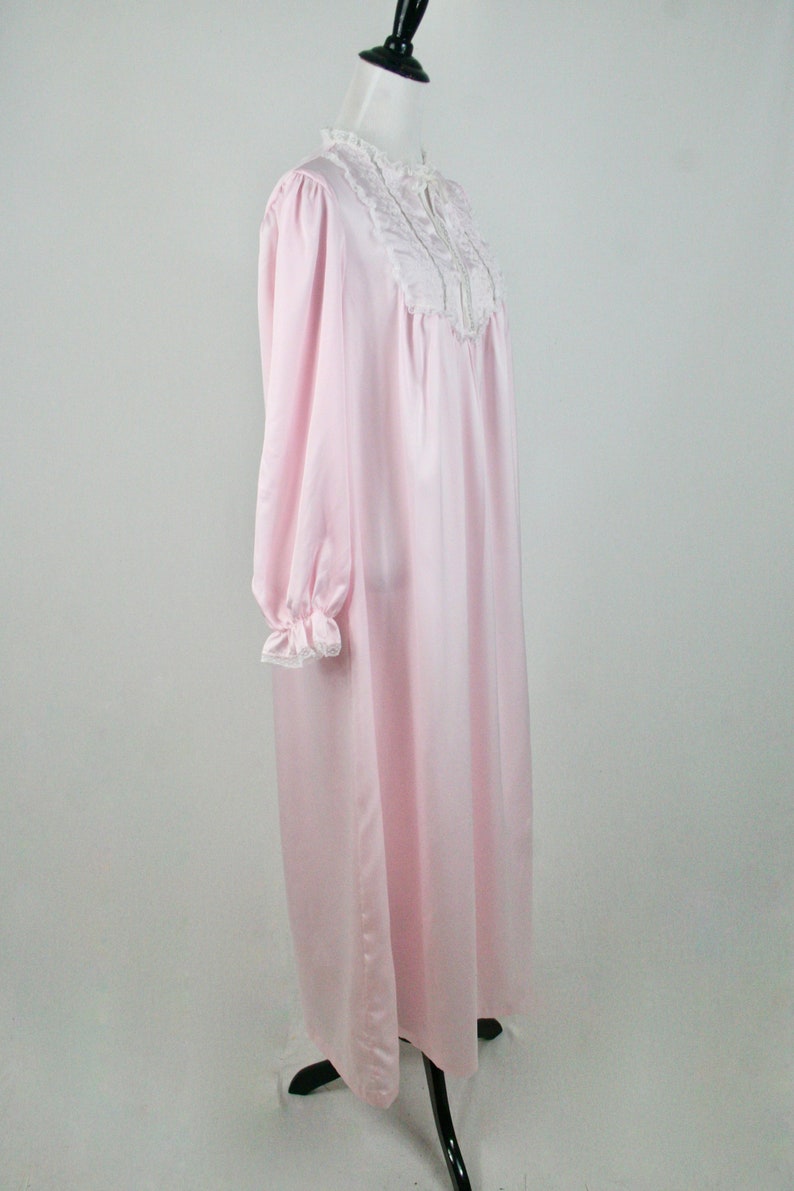 Vintage Nightgown Long Pink Polyester Komar Night Gown Medium | Etsy