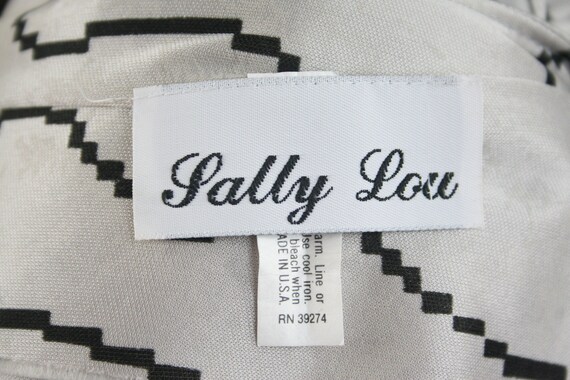 1980s Dress Peplum Sally Lou Dress - image 9