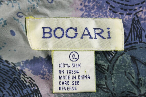 1990s Shirt Silk Bogari Shirt XL - image 9